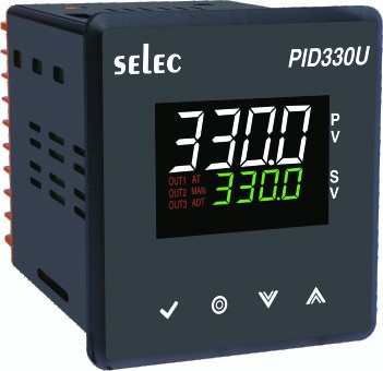 PID Temperaturregler mit Rampen-/Haltefunktion, Profile Controller upto 128steps, Universeller Eingang & Ausgang, Re-transmission analog O/P, 90-270V, 96x96mm