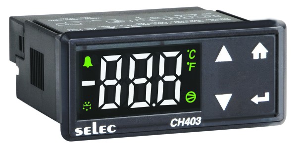 Kühlregler, Ausgang: 10A Relais, NTC probe; Touch Keypad; 230V, 36x72mm