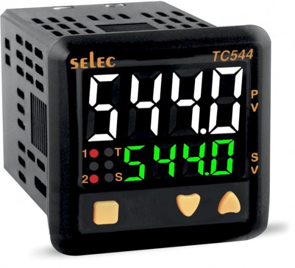 PID Temperaturregler mit Hilfsausgang Relais 5A oder SSR 12VDC, 30mA, 85-270V, 1/16 DIN, Tiefe 76mm
