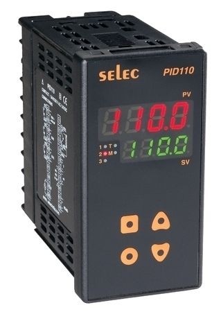 PID Temperaturregler mit Rampen-/Haltefunktion, SSR/Relais/Relais, 85-270V, 1/8 DIN